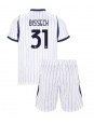 Otroške Nogometnih dresov Inter Milan Yann Bisseck #31 Gostujoči 2026-27 Kratki rokavi (+ hlače)